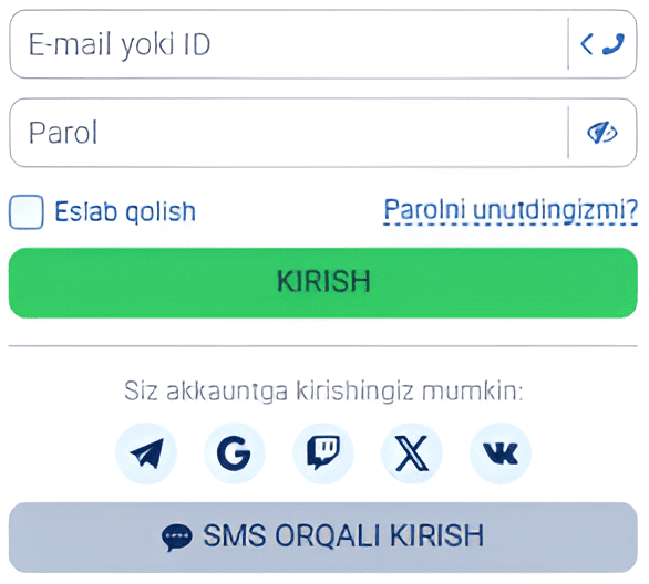 image Lilbetga kirish va saytga ulanish